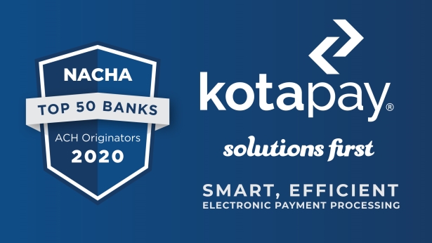 Kotapay Named to Nacha's Top ACH Originators by Volume List