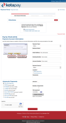 sample credit card page