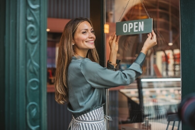 Open for business